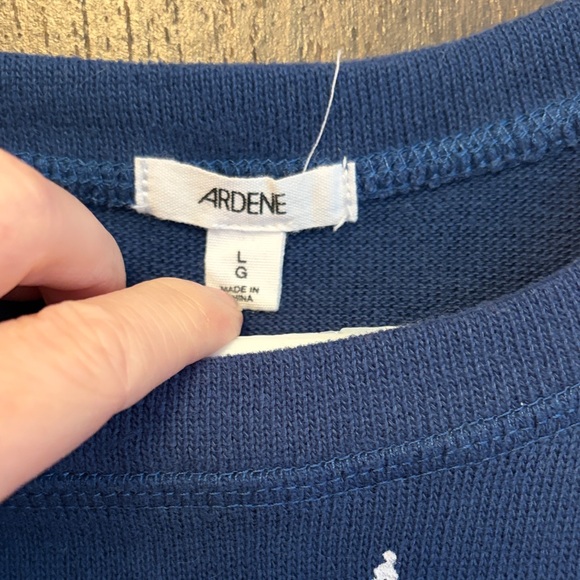 Ardene Navy Knit Sweater - Picture 2 of 6